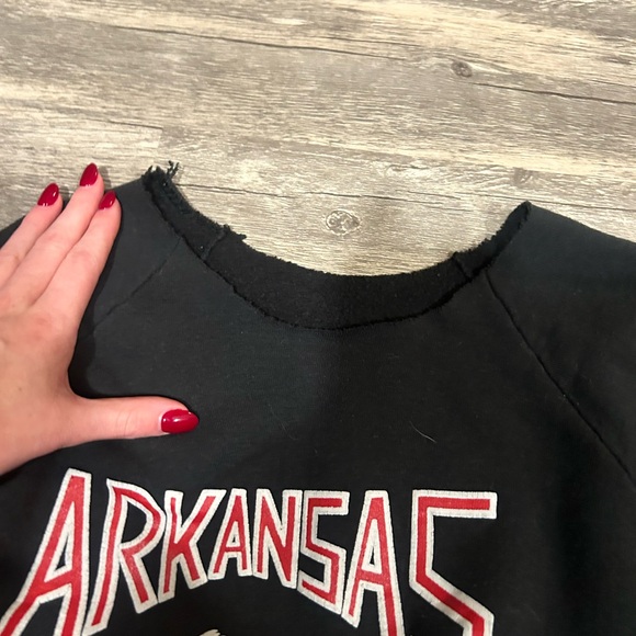 Arkansas Razorbacks Black Sweater - Picture 2 of 2